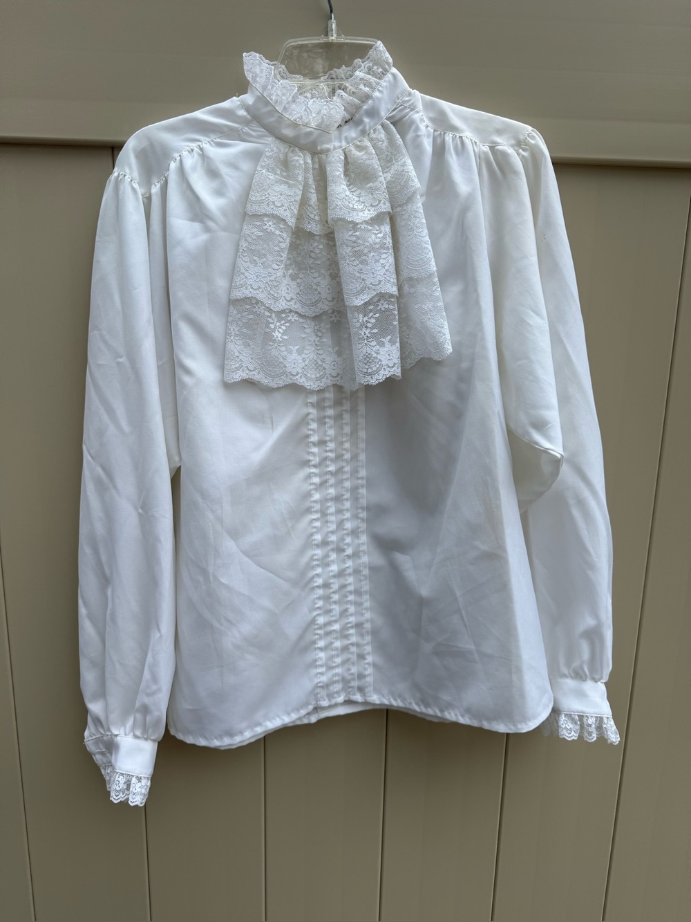 VTG Lady Manhattan White Blouse size 14 - Picture 2 of 14